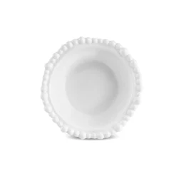 Perla Melamine Snack Bowl, 13cm, White Bowls
