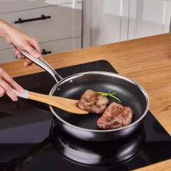 Discount 3Ply Stainless Steel Guardian 7-Piece Non-Stick Induction Cookware Set, Silver Stainless Steel Cookware Sets