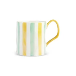 Outlet Primavera Stoneware Mug, 400ml, Stripes Mugs