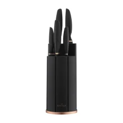 Proofcut 5-Piece Knife Block Set, Black Knife Sets
