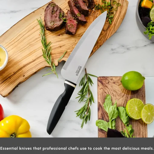 Proofcut 5-Piece Knife Block Set, Black Knife Sets