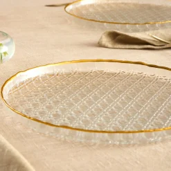 Rattan 7-Piece Serveware Set for 6 People, See All Serveware Sets|Glass Serveware Sets