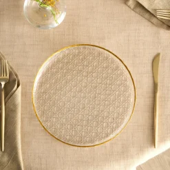 Rattan 7-Piece Serveware Set for 6 People, See All Serveware Sets|Glass Serveware Sets