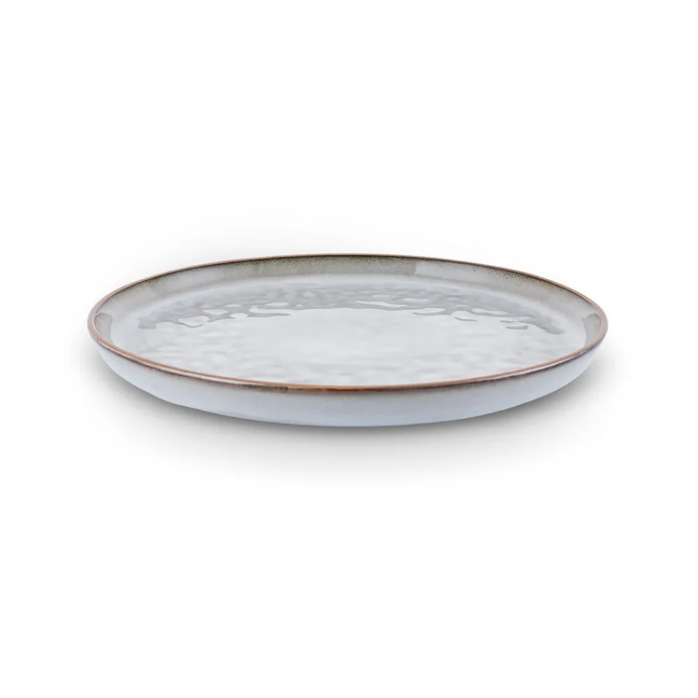 Best Rixton Ceramic Dinner Plate, 27cm, Beige Dinner Plates