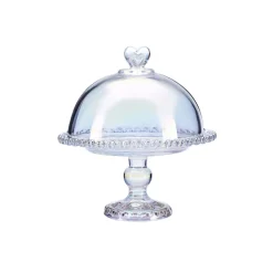 Sale Rory Glass Cake Dome with Stand, 19cm, Transparent Serving Platters