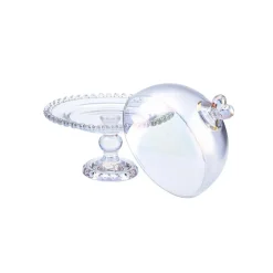 Sale Rory Glass Cake Dome with Stand, 19cm, Transparent Serving Platters