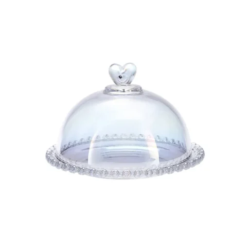 Rory Glass Cake Dome, 19cm, Transparent Serving Platters