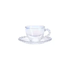 Clearance Rory Glass Espresso Turkish Coffee Cup, 80ml, Transparent Espresso & Turkish Coffee Cup Sets