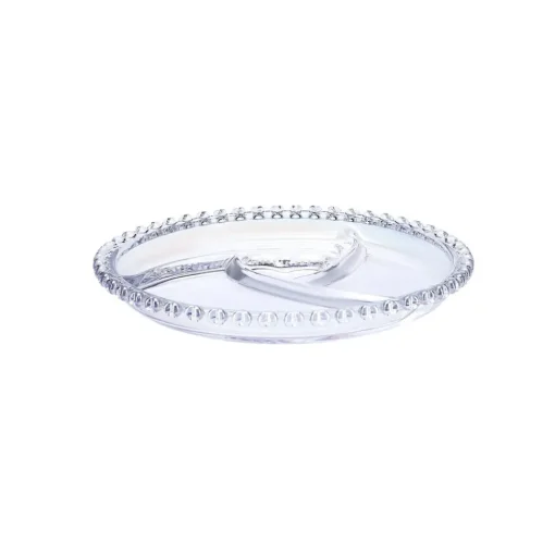 Best Rory Glass Serving Dish, 23cm, Transparent Serving Platters