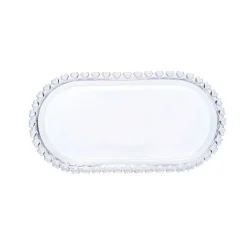 Rory Glass Serving Platter, 25cm, Transparent Serving Platters