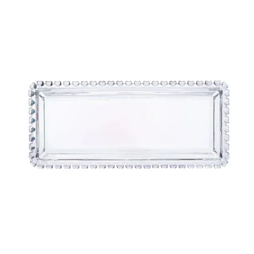 Rory Glass Serving Platter, 30cm, Transparent Serving Platters