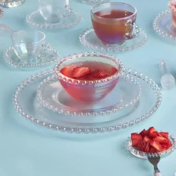 Rory Glass Serving Platter, 30cm, Transparent Serving Platters
