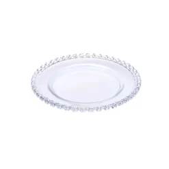 Hot Rory Glass Side Plate, 19cm, Transparent Side Plates