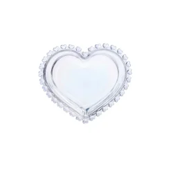 Best Rory Heart Glass CerealSoup Bowl, 13cm, Transparent Bowls