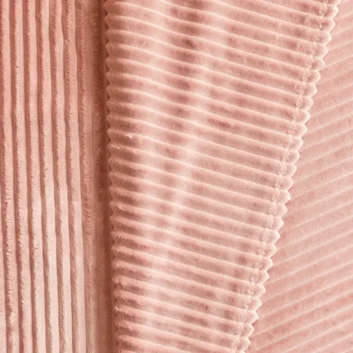Online Ruby Stripe Wellsoft TV Blanket, 130x150cm, Pink Throws & Blankets