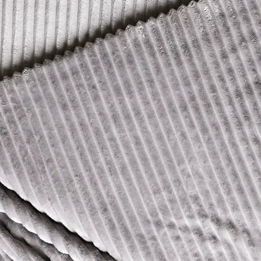 Outlet Ruby Stripe Wellsoft Blanket, Single, Grey Throws & Blankets