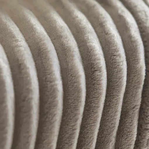 Outlet Ruby Stripe Wellsoft Blanket, Single, Grey Throws & Blankets