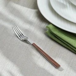 Clearance Salzburg Stainless Steel Dessert Fork, 16.2cm, Brown Mix And Match Cutlery