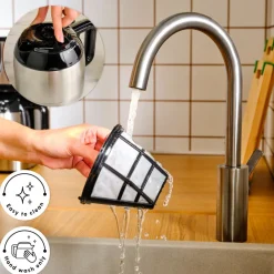 New Series 2303 Steel Filter Coffee Machine, 1.2L, 800W, Filter Coffee Machines|Coffee Machines