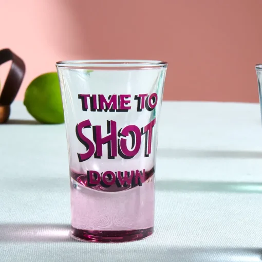Discount Shotless 4-Piece Shot Glass Set for 4 People, 34ml, Multi Mixed Glass Sets|Tumbler Glasses