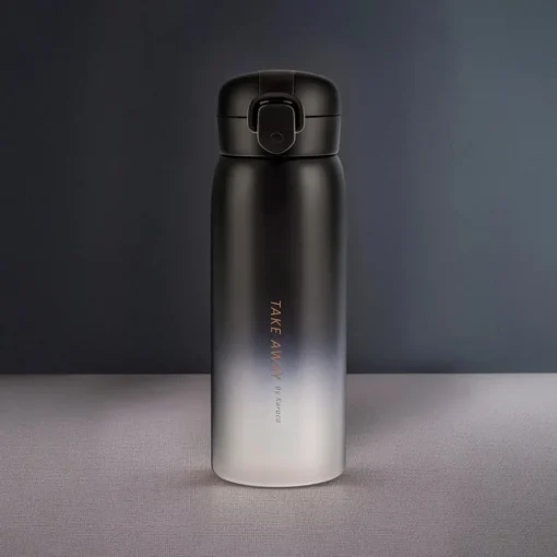 New Skyfall Leak-Proof Stainless Steel Flask, 500ml, Black Stainless Steel Flasks