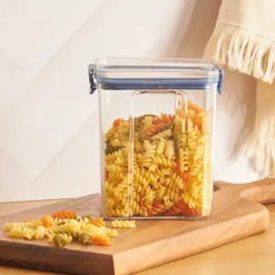 New Solida Storage Container, 950ml, Blue Transparent Storage Containers