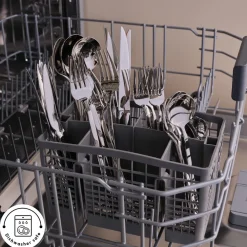 Hot Stark 84-Piece 316+ Stainless Steel Cutlery Set for 12 People, Silver Cutlery Sets