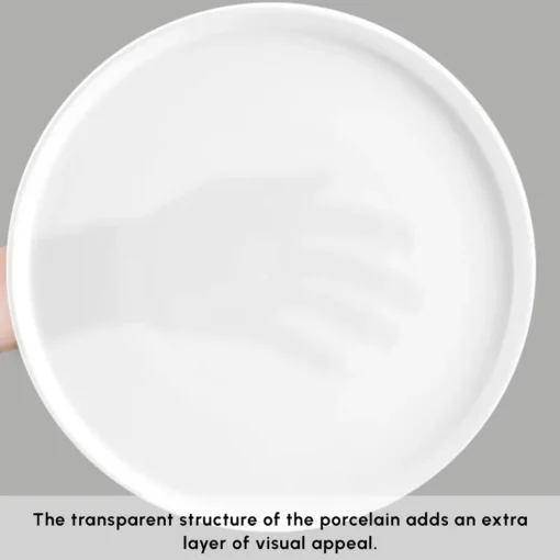 Best Stream Bone China Bomo 53-Piece Dinner Set for 12 People, White See All Dinner Sets|Bone China Dinner Sets