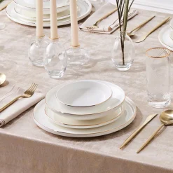 Hot Stream Bone China Belinda 24-Piece Dinner Set for 6 People, See All Dinner Sets|Bone China Dinner Sets