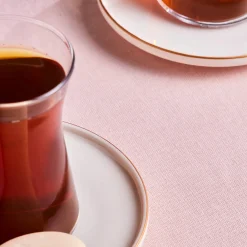 Discount Streamline Meridian 12-Piece Turkish Tea Set for 6 People, Turkish Tea Sets