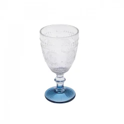 New Sunflower Wine Glass, 314ml, Transparent Blue Wine And Champagne Glasses