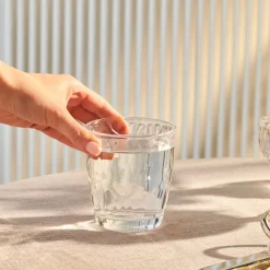 Terre Tumbler Glass, 370ml, Transparent Tumbler Glasses