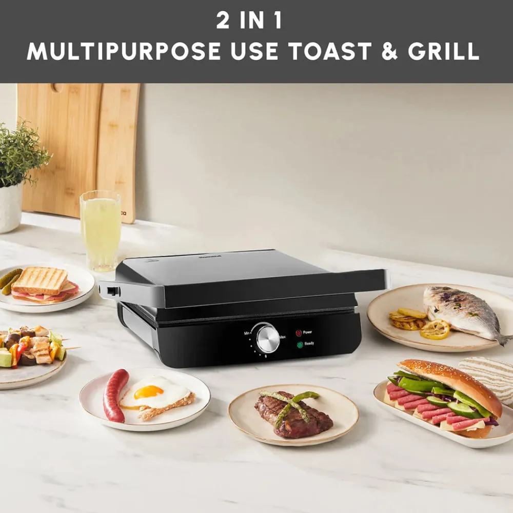 Toastmaster Grill and Sandwich Toaster, 2000W, Sandwich Toasters