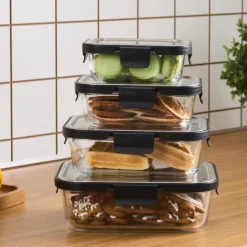 Sale Vera Storage Container with Metal Lid, 1040ml, Transparent Storage Containers