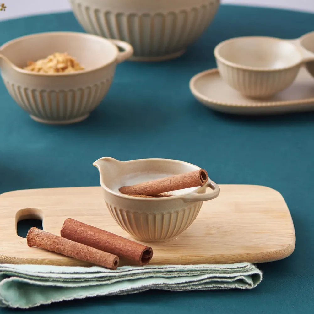 Best Vintage Stoneware Sauce Bowl, 8cm, Brown Bowls