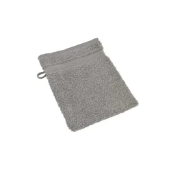 Best Wheat 100% Turkish Cotton Washcloth, 16cmX22cm, Light Grey Towels