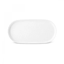 Sale x by Refika Bembeyaz Bone China Oval Serving Platter, 34cm, White Serving Platters