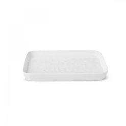 New x by Refika Bembeyaz Bone China Dessert/Side Plate, 19cm, White Side Plates