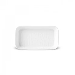 Best x by Refika Bembeyaz Bone China Serving Platter, 18cm, White Serving Platters