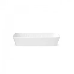 Best x by Refika Bembeyaz Bone China Serving Platter, 18cm, White Serving Platters
