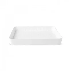 Clearance x by Refika Bembeyaz Bone China Dinner Plate, 27cm, White Dinner Plates