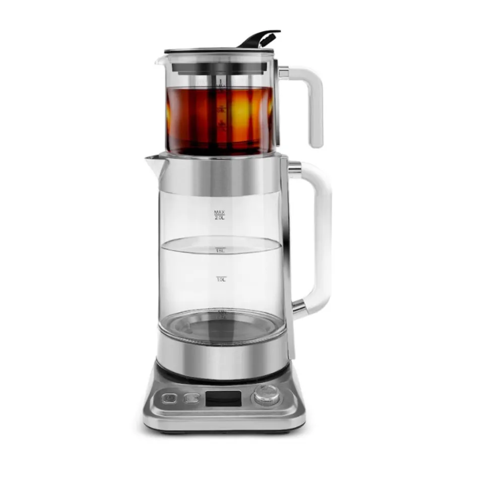Sale x by Refika XL Glass Tea Maker and Kettle, 2200W, 2,8L, Tea Machines