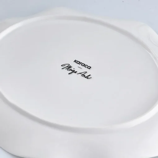 Best X Müge Anlı Bone China Cake Stand, White Serving Platters