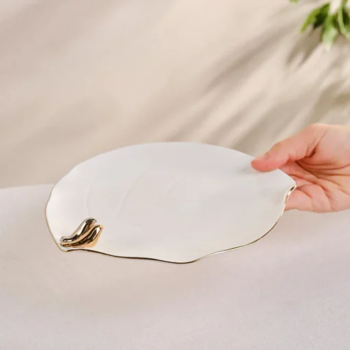 Best X Müge Anlı Bone China Side Plate, 21cm, White Side Plates
