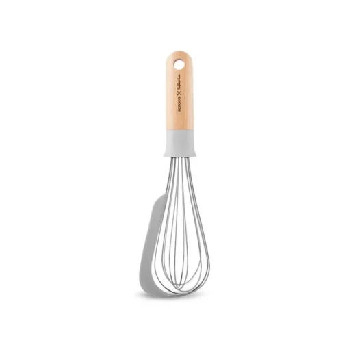 x Refika Wooden Handle Breaker with Scrap, Gray Kitchen Gadgets