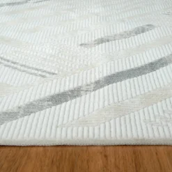 Best Kasmir Rugs 7/24 Elegante Lumina Rug, 160cmx230cm, Grey Modern Rugs