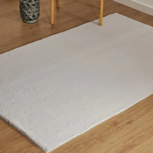 Hot Kasmir Rugs 7/24 Premium Faux Fur Rug, 120cmx180cm, Grey Faux Fur Rugs