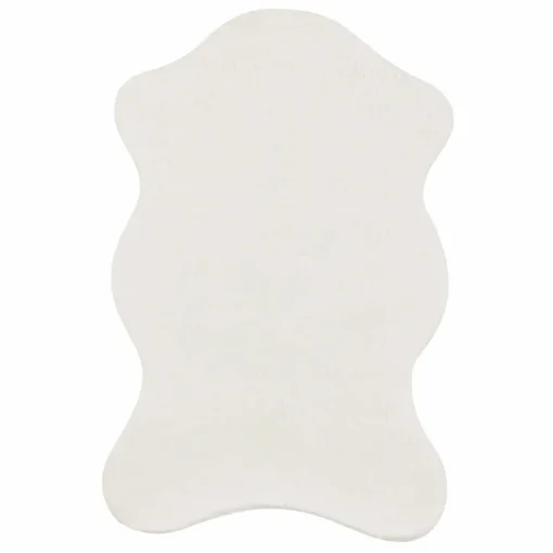 Discount Kasmir Rugs 7/24 Premium Faux Fur Rug, 70cmx100cm, White Faux Fur Rugs
