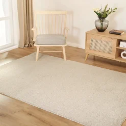 Clearance Kasmir Rugs 7/24 Puffy Nina Rug , 160cmx230cm, Beige Modern Rugs