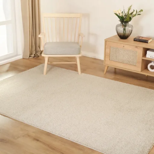 Clearance Kasmir Rugs 7/24 Puffy Nina Rug , 160cmx230cm, Beige Modern Rugs